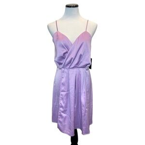 Gibson Gibsonlook Light Purple Spaghetti Strap Mini Cocktail Dress Small New